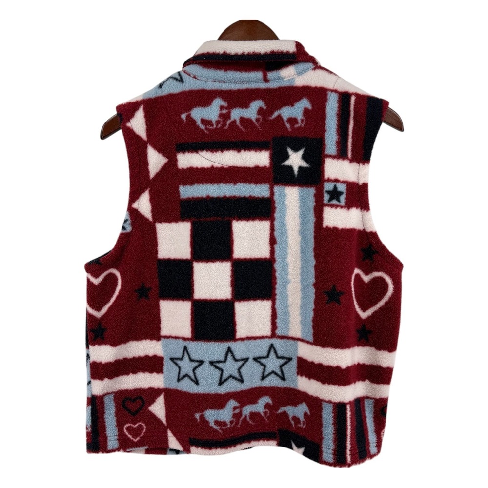 Christopher & Banks Vintage Fleece Vest L - Picture 5 of 9